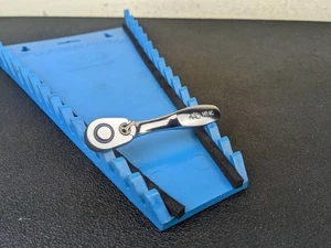 #bm715 Mac Tools 1/4"  Drive Short Stubby Mini Ratchet MR4C - Picture 1 of 10