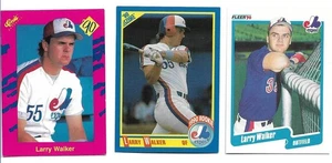 Larry Walker - 1990 Rookie Card Lot of 3 - Classic/Fleer/Score RC - Picture 1 of 2