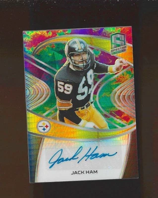 2021 Panini Spectra Celestial Prizm /35 Jack Ham #SIG-JH HOF Steelers - Image 1 of 2