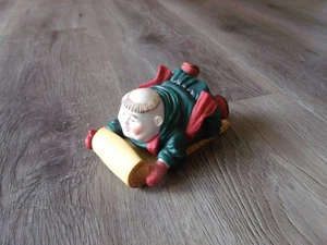 COLLECTIBLE DEPT 56 MERRY MAKERS MONK ON TOBAGGAN FIGURE - Picture 1 of 3