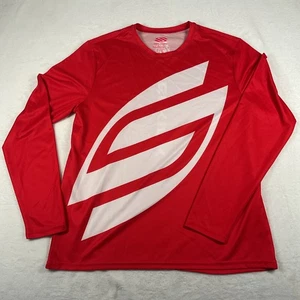 Selkirk Pickleball Sport Performance Tee Shirt Mens Large Red White Long Sleeve - Picture 1 of 4