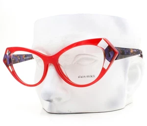 Alain Mikli Isabeau Brille A03108 002 Brille Rouge Rot Lila 54mm ohne Etui - Bild 1 von 7