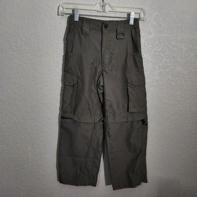 Pantalones cargo convertibles Boy Scouts piernas con cremallera verde oliva talla XS ajustar Foto 1 de 4