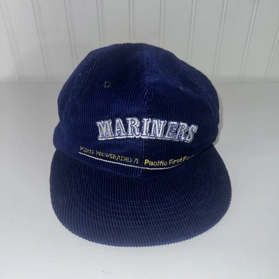 Винтажная бейсболка 80-х Seattle MARINERS вельветовая РЕДКАЯ БЕЙСБОЛЬНАЯ ВАШИНГТОН - Изображение 1 из 4