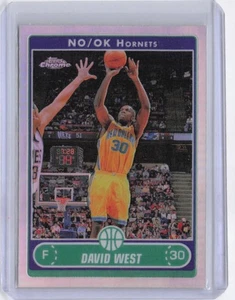 2006-07 Topps Chrome David West Refractors #95 - Picture 1 of 2