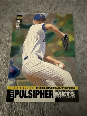 1995 Collector's Choice Future Foundation #35 Bill Pulsipher New York Mets - Image 1 of 2