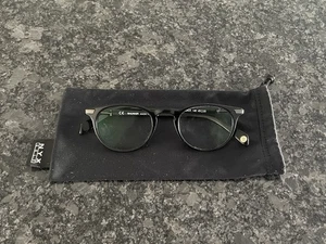 Balmain Brille Brillengestell BL3048 C01 Unisex Schwarz Metall Vollrand Rund 45-20-140 - Bild 1 von 4