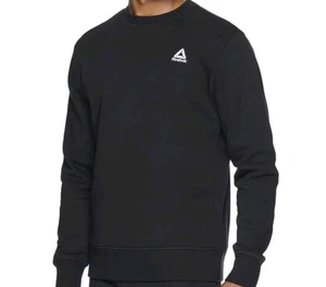 Reebok RBK CVC Fleece Crew schwarz klassischer Herrenpullover Größe XL neu mit Etikett A2P5 - Bild 1 von 6