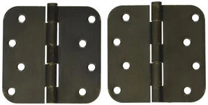 Deltana S44R55 Value Choice interior acero 4x4x 5/8" radio bisagra - latón antiguo - Imagen 1 de 1