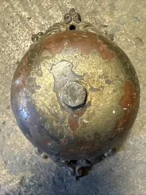 Vintage Victorian Style Brass Manual Mechanical Door Bell Ringer Home - Image 1 of 4