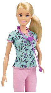 Barbie Mattel You Can Be Anything Krankenschwester Karriere Puppe mit Stethoskop 12" - NEU - Bild 1 von 4