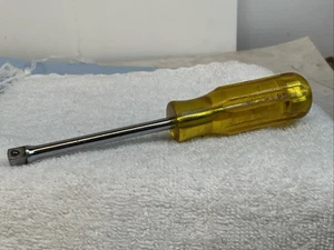 PROTO 4769, 1/4 Drive Spinner / Extension Screwdriver Style - Amber Grip, USA - Picture 1 of 8