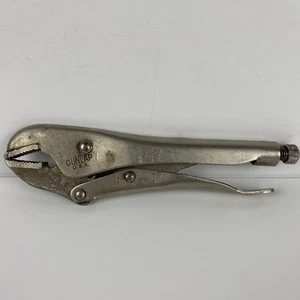 Vintage Dunlap Lever Jaw Locking Pliers Vise Grip 9” Made In USA Tool - Picture 1 of 7