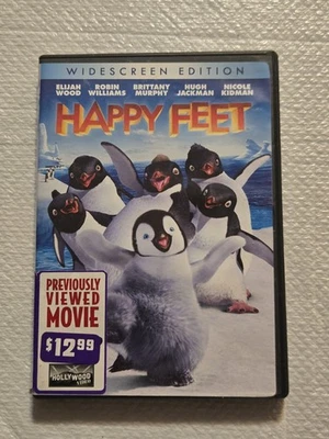 Happy Feet (DVD, 2007, Widescreen) Robin Williams - Image 1 of 3