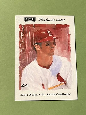 2003 Playoff Portraits Scott Rolen card #122 St. Louis Cardinals HOF - Image 1 of 4
