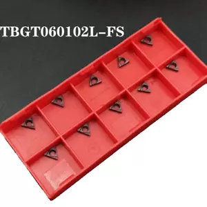 TBGT060102L-FS Inserto de carburo CNC Torno Torneado Indexable Herramienta de fresado para acero - Imagen 1 de 6