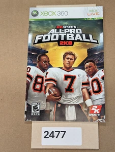 All-Pro Football 2K8 - Xbox 360 - Manual Only **NO GAME! - Picture 1 of 6