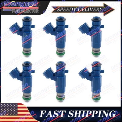 6Pcs Denso Fuel Injectors 16600-JK20A For Infiniti G37 Nissan GT-R 3.8L V6 Foto 1 de 4