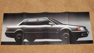 1990 New AUDI 100 C4 Sales Brochure (Fold Out Style) - Picture 1 of 4