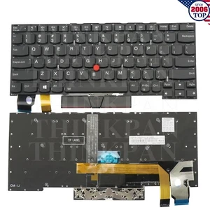 New US Backlit Keyboard for Lenovo Thinkpad X13 Yoga Gen1 / X390 Yoga Type 20NN - Afbeelding 1 van 8