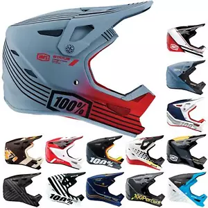 100% Percent Status DH BMX MTB Full Face Helmet Downhill All Mountain Bike Bicycle - Picture 1 of 42