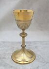 + Nice Older Antique Chalice, Two Tone Finish, 7