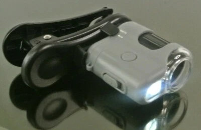 Carson MM-380 MM380 20X LED lighted microscope with universal smartphone clip - Image 1 of 4