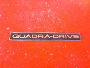 OEM Used Mopar 01-04 Jeep Grand Cherokee Nameplate Quadra Drive 55155994AB - Picture 1 of 4