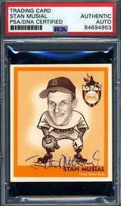 Stan Musial PSA DNA Signed 1998 St. Louis Browns Heads Up Autograph - Picture 1 of 1