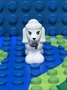 Lego Minifigures Animal Land City Friends French Poodle Pink Collar Lady Tina - Picture 1 of 2