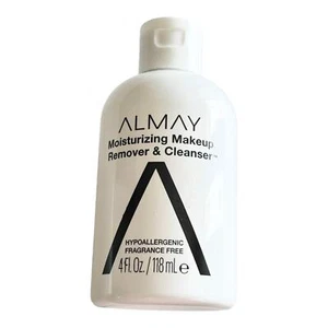 Almay Moisturizing MAKEUP REMOVER & FACE CLEANSER 4oz Bottle Fragrance Free - Picture 1 of 8