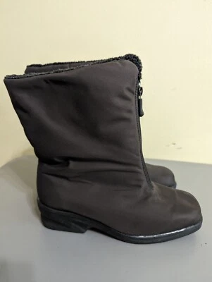 Botas de nieve de invierno forradas de lana para mujer Canada 7.5 4E calentadores de puntera Foto 1 de 4