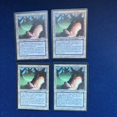 MTG x4 The Dark Safe Haven  NM - Very Light Play  English 1994  4 Total - Image 1 of 2