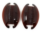 2 set Jumbo Banana Comb Clip Thick Hair Riser Claw Interlocking Jaw Extra .