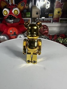 Be@rbrick Bearbrick MEDICOM Series 14 100 BASIC Big B Gold 100% 2007 - Picture 1 of 3