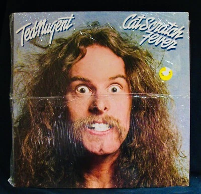 TED NUGENT~Fully Sealed CAT SCRATCH FEVER Album~EPIC #EPC 82010~Guitar Hero - Image 1 of 2