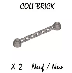 Lego 92338 - 2x Kette / Chain 5 Glieder - Flat Silver - NEU NEW - Bild 1 von 1
