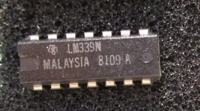 Nuevo comparador diferencial independiente cuádruple de 14 pines Texas Instruments IC LM339N Foto 1 de 2