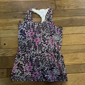Ivivva By Lululemon Girls Size 10 Racerback Athletic TankTop Purple, Black, Grey - Picture 1 of 3