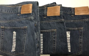 New, North Canyon Traders Heavyweight Men's 5-Pocket Jeans, 38Wx30L, 3 pair lot - Picture 1 of 2