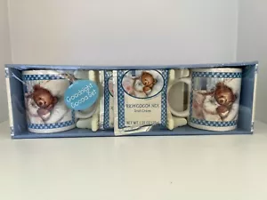 Set tazze tazza orso cacao Hallmark Goodnight vintage nuove - Foto 1 di 3