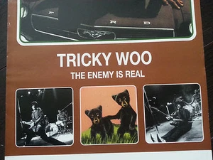 TRICKY WOO Original Rock Poster THE ENEMY IS REAL Tour Glossy Advertisement 1997 - Picture 1 of 4