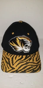 ZEPHYR Z FIT XL BASEBALL CAP HAT MISSOURI MIZZOU TIGERS STRIPE BRIM EMBROIDERED  - Picture 1 of 9