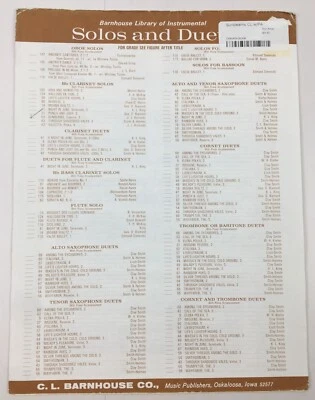 Sunbeams Clarinet Piano Duet Sheet Music JJ Richards Published By CL Barnhouse - Image 1 of 4