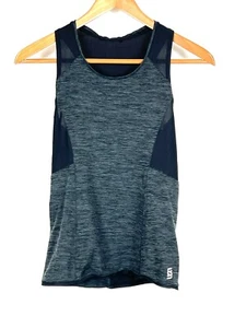 Second Skin Womens Athletic Tank Top Size small black Yoga Workout Racerback - Picture 1 of 4