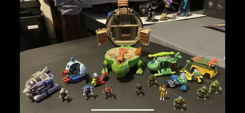 Vintage Teenage Mutant Ninja Turtles Micro Mutants Lot Cover