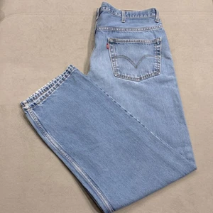 ¡Jeans Levi's Vintage 550 para hombre 40x34 calce relajado 100 % azul algodón de cinco bolsillos! - Imagen 1 de 11