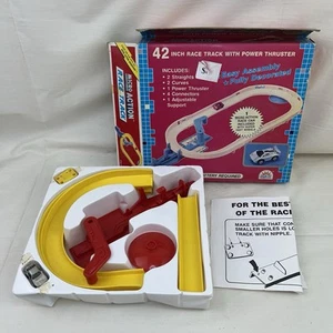 Vtg 1989 Micro Action Funrise 42” Race Track W Power Thruster New Open Box - Picture 1 of 4