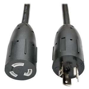 TRIPP LITE P046-006-LL 6' Heavy Duty Power Extension Cord Adapter 20A 12AWG 6... - Afbeelding 1 van 2