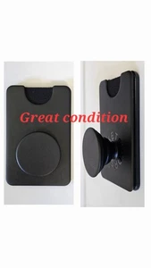 PopSockets Magnetic MagSafe PopWallet+ Phone Wallet & Grip for iPhone - Black - Picture 1 of 4
